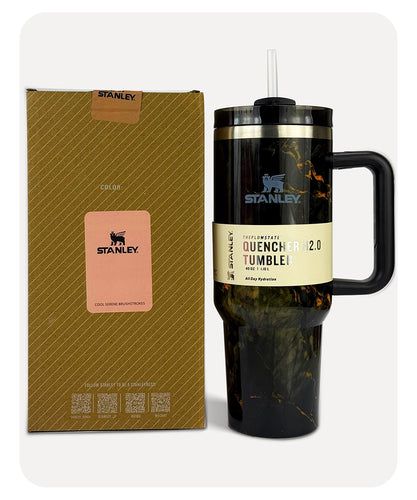 Stanley Quencher H2.0 FlowState™ Tumbler 1200ml - 40oz - Black Marble
