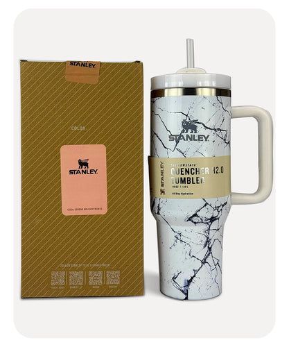 Stanley Quencher H2.0 FlowState™ Tumbler 1200ml - 40oz - Black Marble