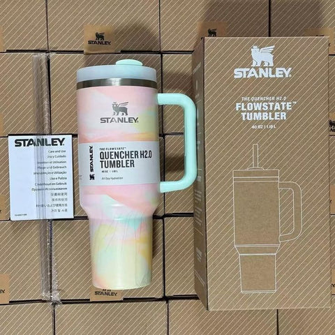 Stanley Quencher H2.0 FlowState™ Tumbler 1200ml - 40oz - Black Marble