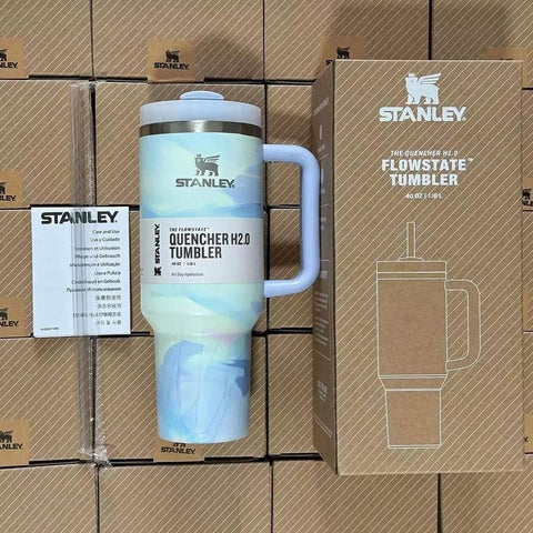 Stanley Quencher H2.0 FlowState™ Tumbler 1200ml - 40oz - Black Marble